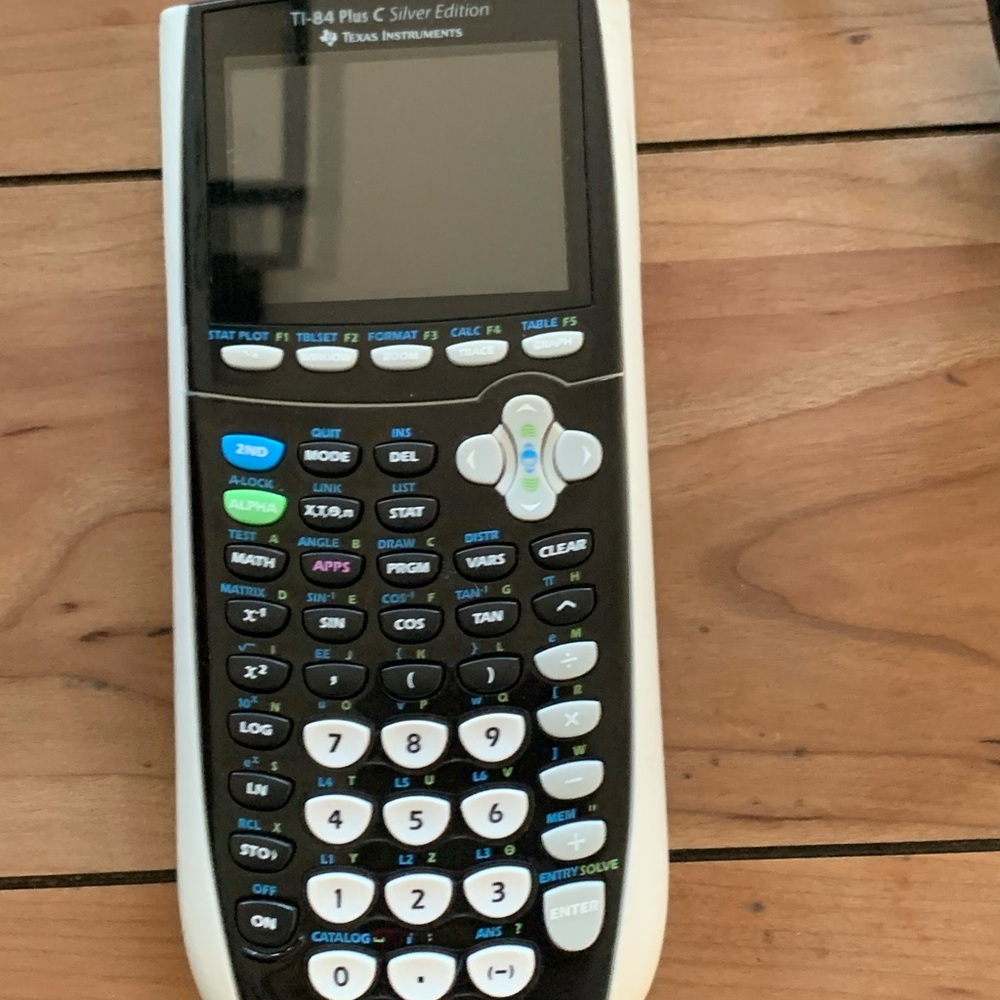 TI 84 plus silver addition